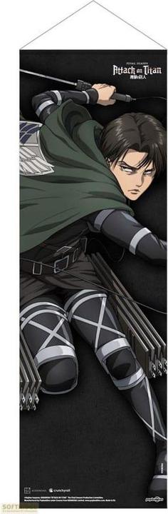 POPbuddies Attack on Titan Slim wall roll Levi 30 x 90 cm