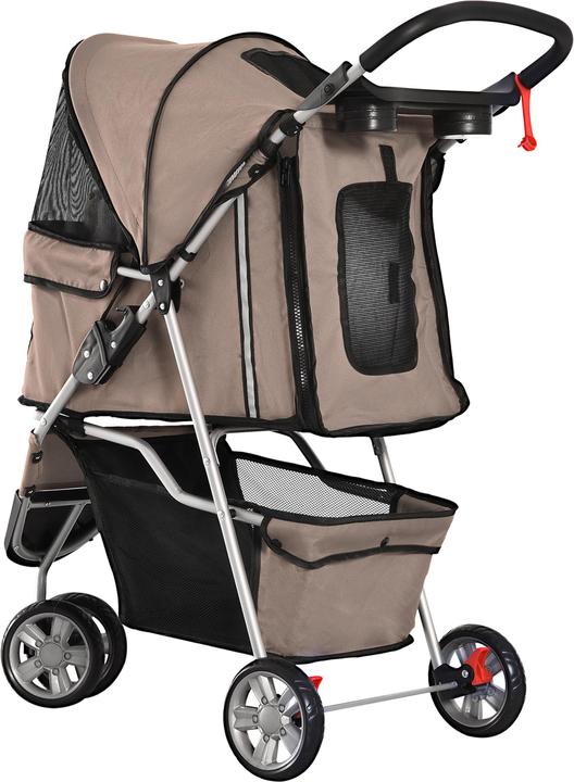 PawHut Dog buggy with mesh screen (Cat, Dog, Small animal)