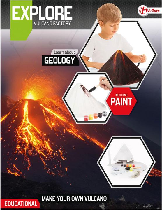 Actual product image Toi-Toys Discover Create your own volcano
