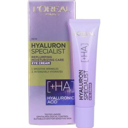 Thumbnail - L'Oréal Paris, Augenpflege, Hyaluron Specialist Replumping Moisturizing Care (Fluid, 15 ml, Tag)