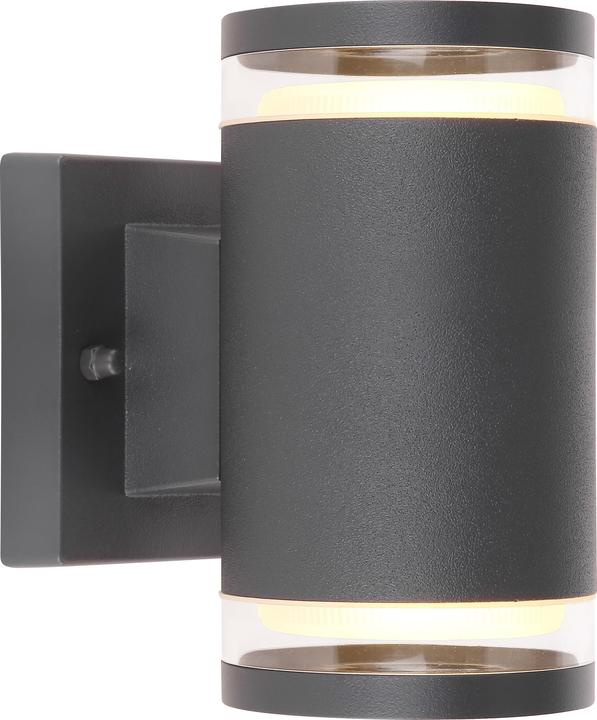 Actual product image Globo Outdoor lamp Alcala anthracite 2xGX53 LED (GX53, IP44)