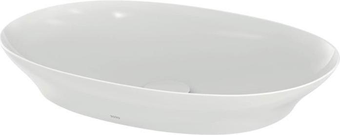 TOTO TL Countertop washbasin rd o HL without overflow 117x600x420mm white (420 mm, 600 mm)