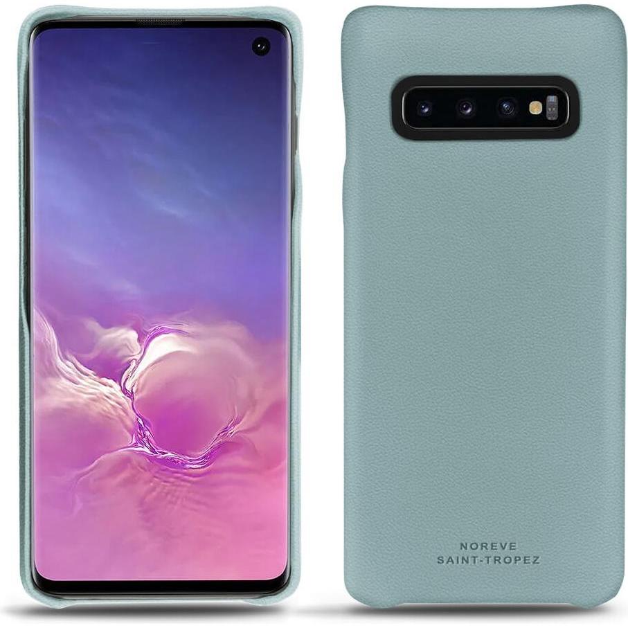 Noreve Lederschutzhülle (Samsung Galaxy S10), Smartphone Hülle, Blau