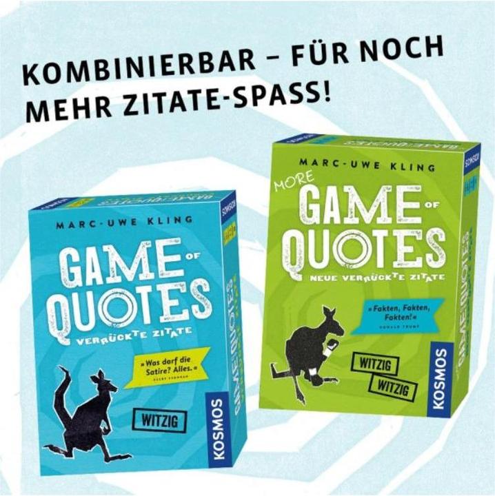 Image du produit Kosmos Plus de jeu de citations (Allemand)