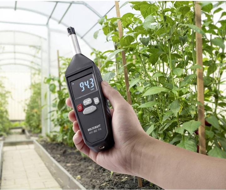 Produktbild Voltcraft HY-80 TH Luftfeuchtemessgerät (Hygrometer) 0% rF 100% rF Set Hygrometer