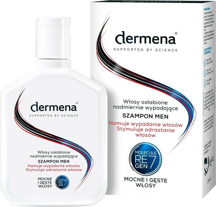 Produktbild Dermena Unterstützt durch Wissenschaft Männer Haarausfall stoppen (200 ml, Flüssiges Shampoo)
