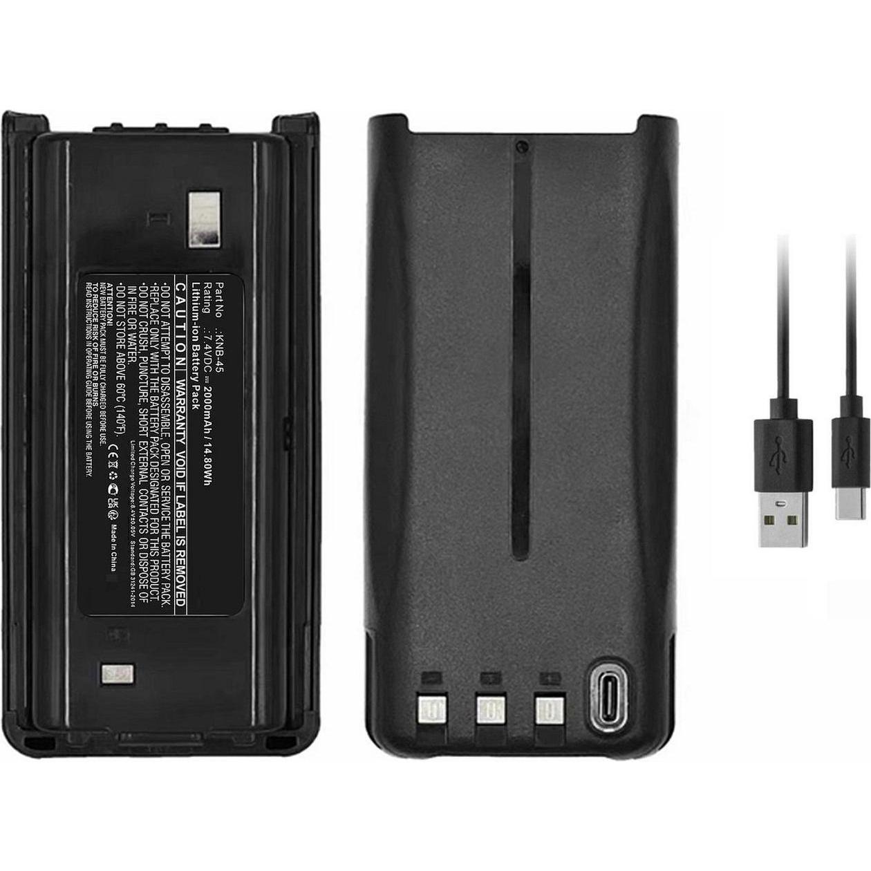 CoreParts Battery 7.4V 2000mAh 14.80Wh (2000 mAh), Notebook Akku, Schwarz