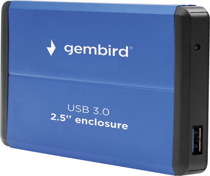 Actual product image Gembird EE2-U3S-2-B Storage Drive Enclosure HDD Enclosure Blue 2.5" (2.5")