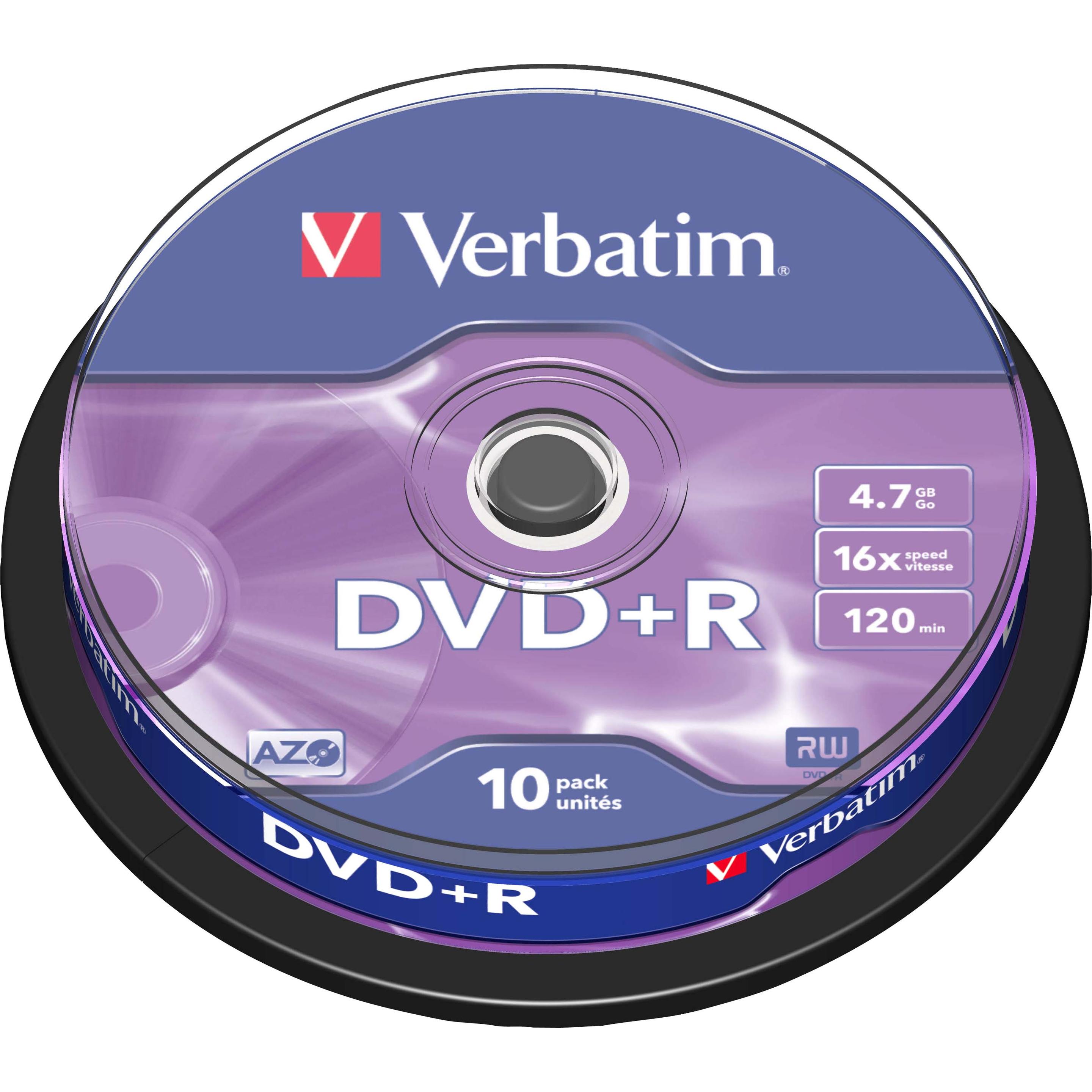 Thumbnail - Verbatim Dvd+R (10 x), Optischer Datenträger