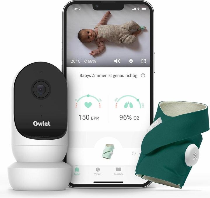 Owlet Duo: Smart Sock 3 & Camera 2 (Video & Audio, 30 m)