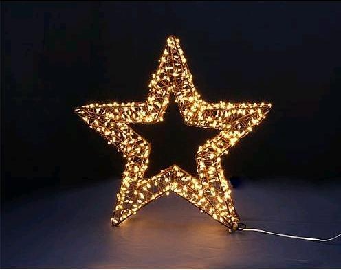 Produktbild Lotti braun LED Stern 35 cm