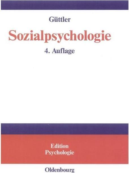 Produktbild Sozialpsychologie (Deutsch, Peter O. Güttler, 2003)