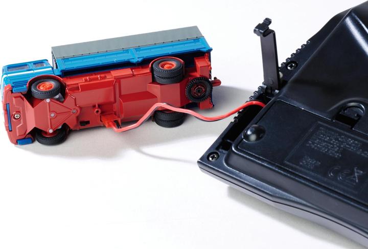 Produktbild Carson 1:87 MB 1620 Plane m.Anhäng.100%RTR blau