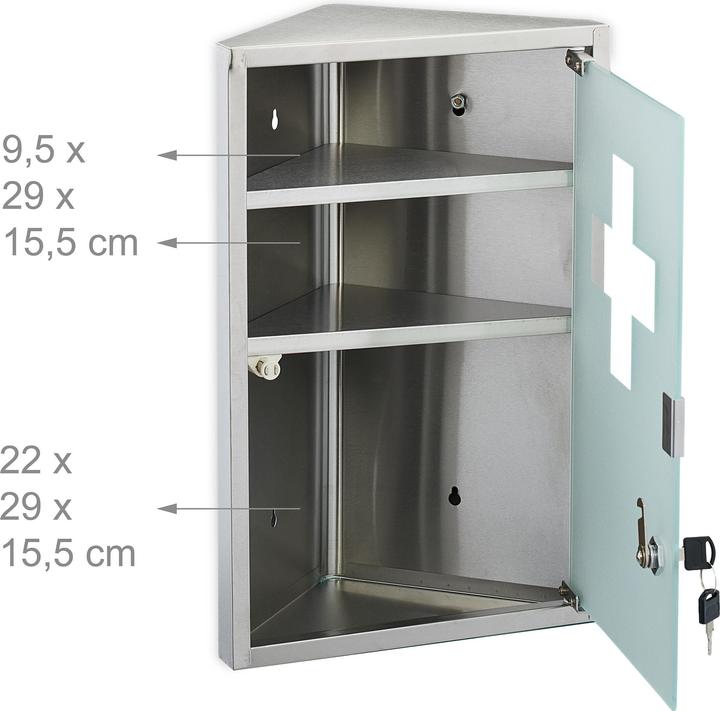 Productafbeelding Relaxdays Medizinschrank