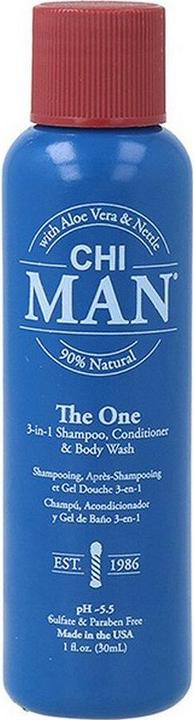 Produktbild CHI MAN 3-in-1 Shampoo, Conditioner, Bodywash 739 (739 ml, Flüssiges Shampoo)