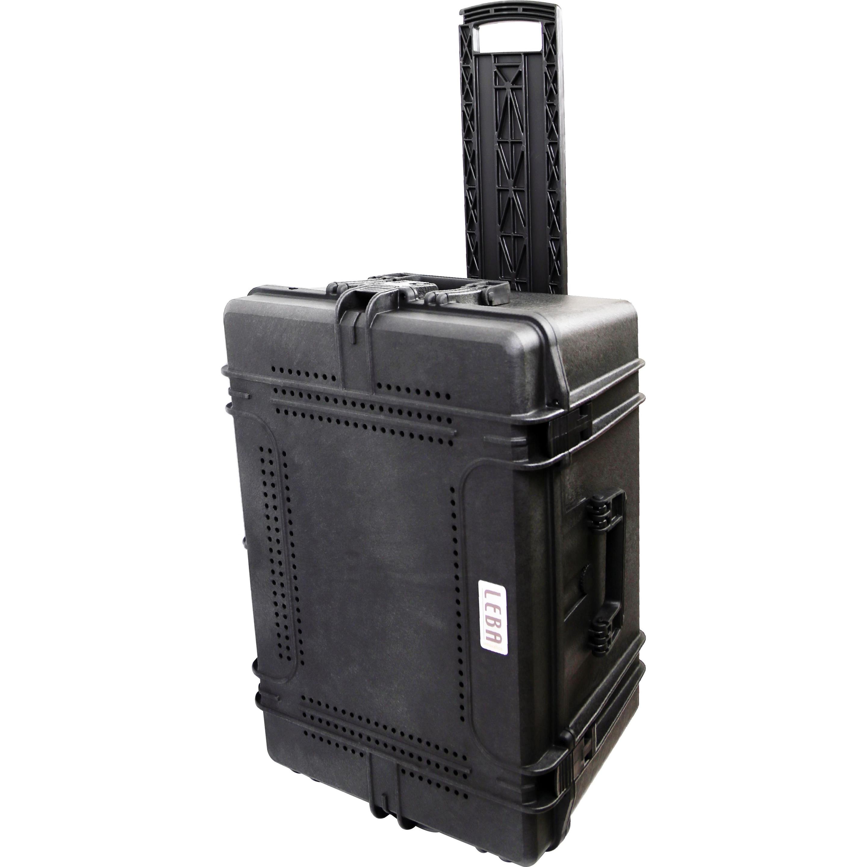 Thumbnail - Leba NoteCase Aarhus 20 Tablets Schuko sockets plug, Notebookwagen, Schwarz