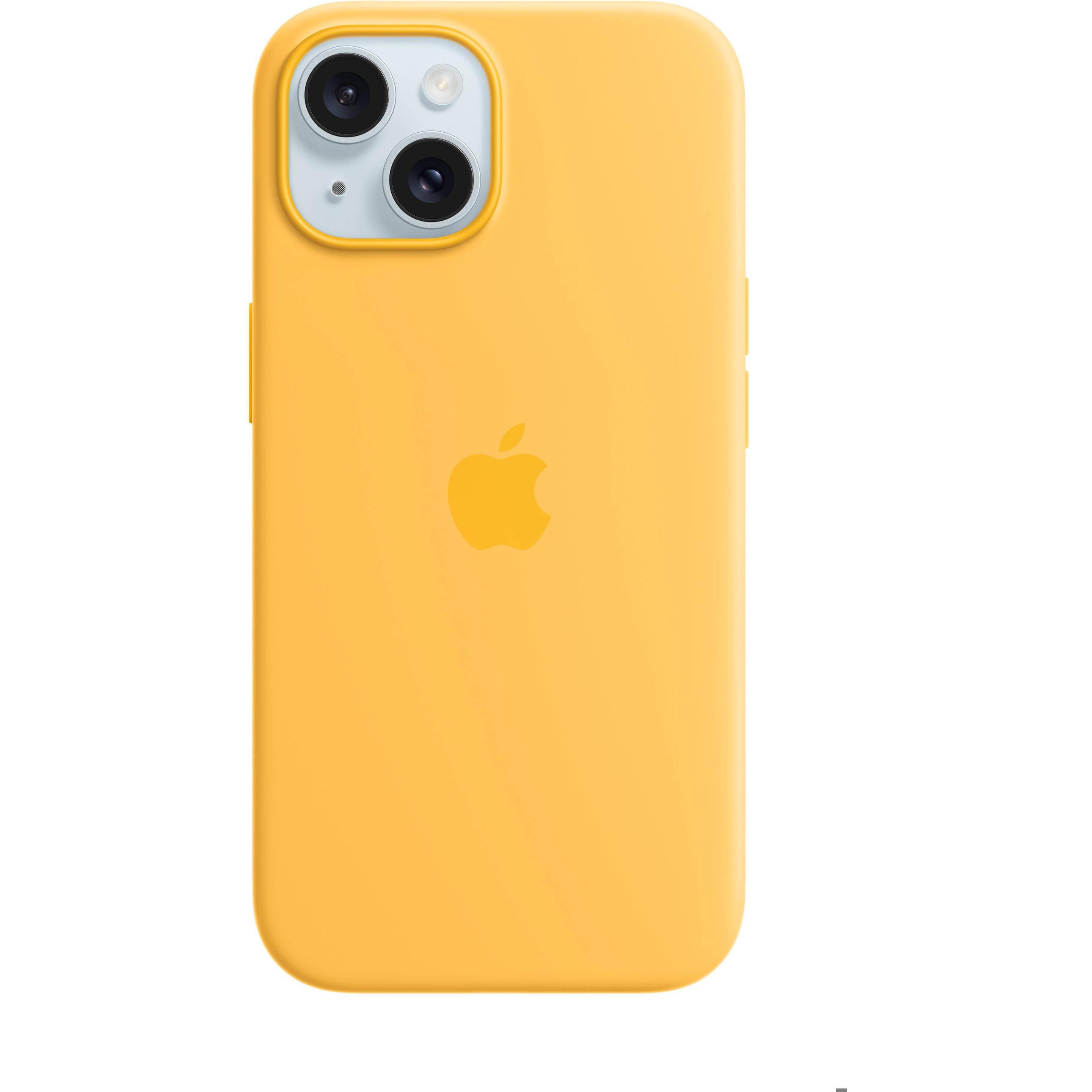 Apple Silicone Case with MagSafe (Apple iPhone 15), Smartphone Hülle, Gelb