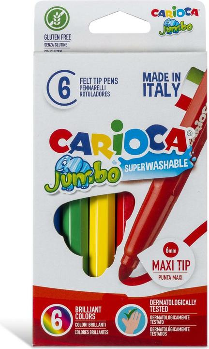 Produktbild Carioca Fasermaler Jumbo Box E-6 (6x)