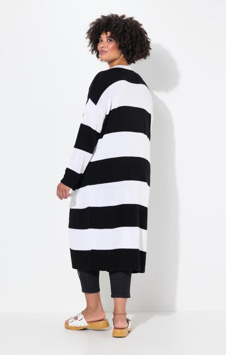 Immagine prodotto Angel of Style Long-Strickjacke, Straight Fit, Blockstreifen (50, 52)