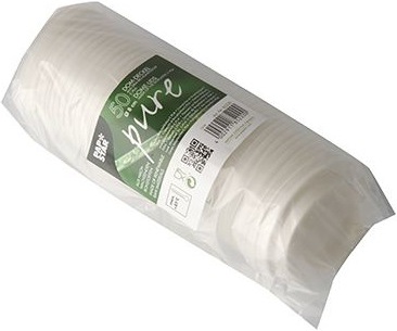 Produktbild Papstar 85220 Becherdeckel (e) Polyacticsäure (PLA) (50 x)