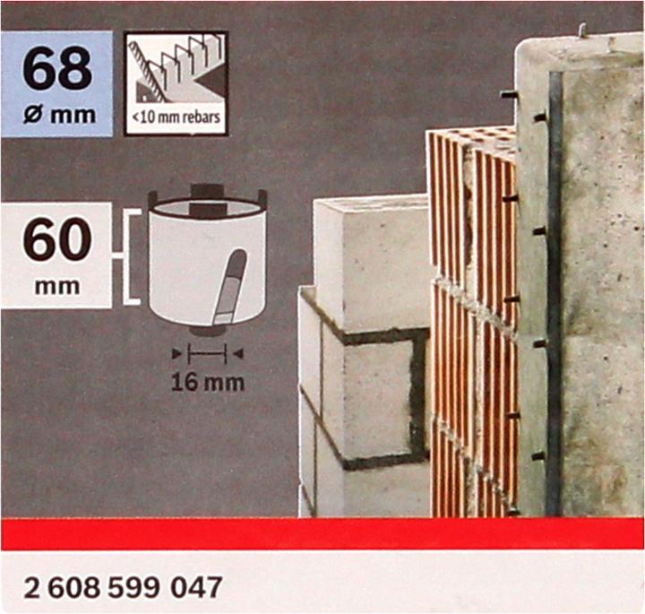 Produktbild Bosch Professional Best for Universal Steckdosen Bohrkrone M16 68mm + 82 mm (68, 82 mm)