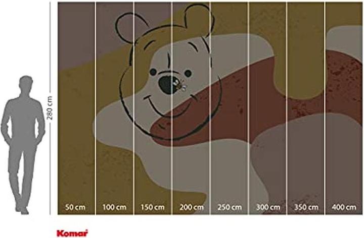 Productafbeelding Komar Non-woven Into Adventure Winnie the Pooh Bee 8-panel behang 400 x 280 cm (400 x 280 cm)