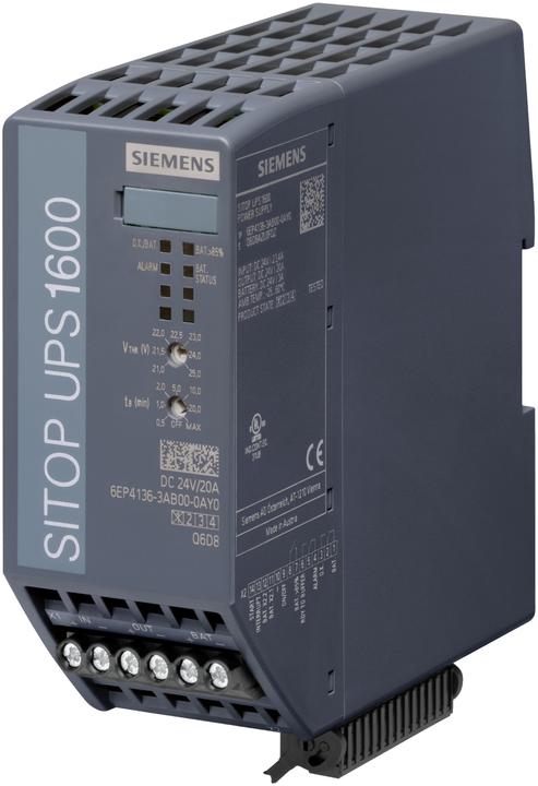 Produktbild Siemens SITOP UPS1600 24V DC/20A (480 VA, 480 W)