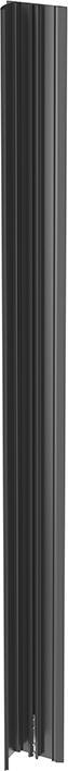 Actual product image Multibrackets Top shelf cable duct 139x1600, aluminium, black (Duct, 160 cm)