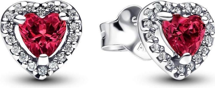 Immagine prodotto Pandora Elevated Red Heart Stud Earrings (Argento 925, Sterling silver)