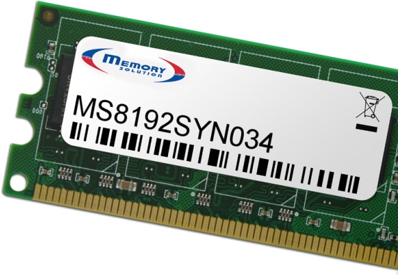Actual product image Memorysolution 8GB Synology DiskStation DS2015xs, DS2415+ (DS2415+, DS2015xs)