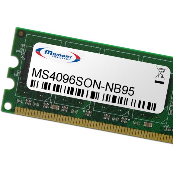 Memorysolution Memory (1 x 4GB), RAM Modellspezifisch