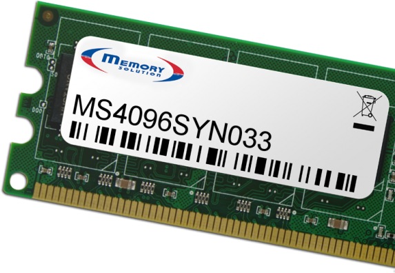 Actual product image Memorysolution 4GB Synology DiskStation DS918+ (DS918+)