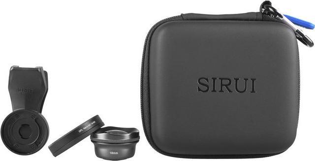 Immagine prodotto Sirui Set di lenti per smartphone da 18 WA + filtro polarizzatore in valigetta