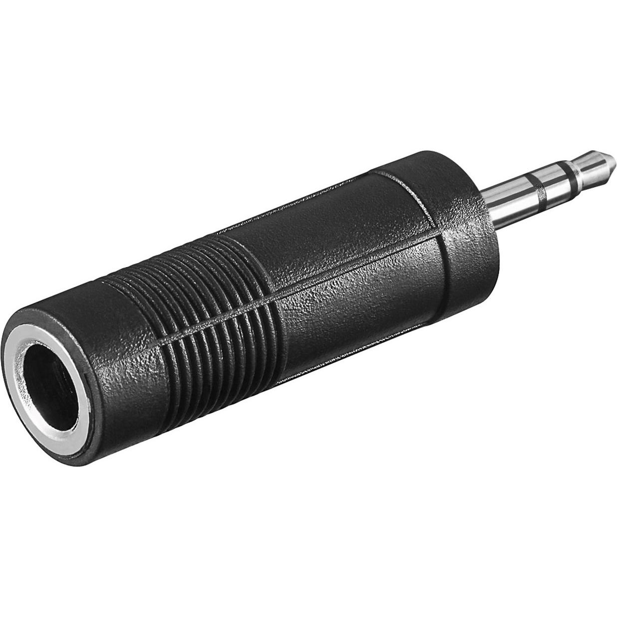 Goobay Klinkenadapter (Klinkenadapter), Audio Adapter, Schwarz