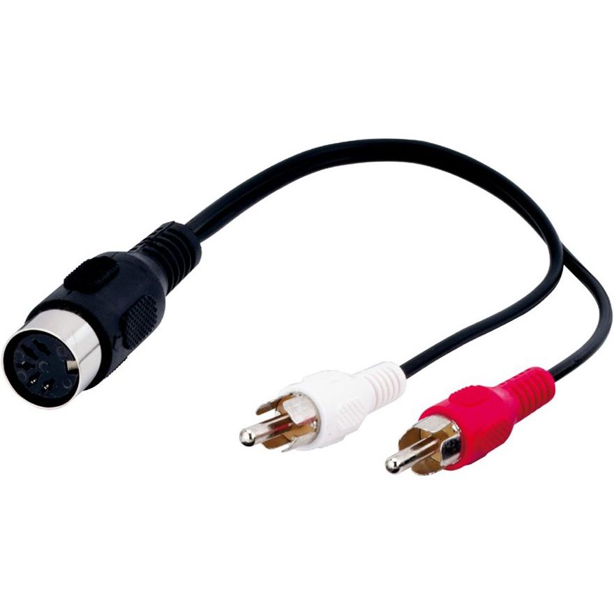 Goobay 2in1 (0.20 m, Cinch), Audio Kabel