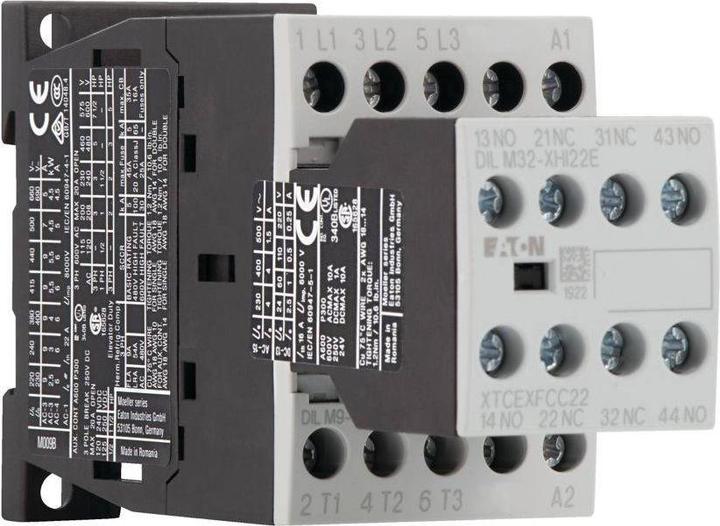 Image du produit Eaton Electric GmbH Contacteur de puissance DILM9-22 24VDC 4kW/400V DC