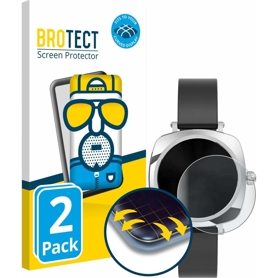 BROTECT Full-Screen Protection Mat, Film de protection pour smartwatch, Noir