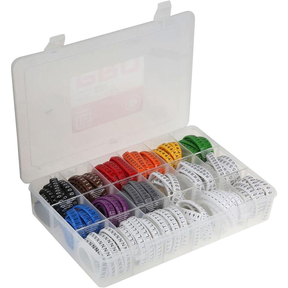 Thumbnail - Rs Pro, Kabelverbindung Zubehör, PVC Kabelmarkierungskit