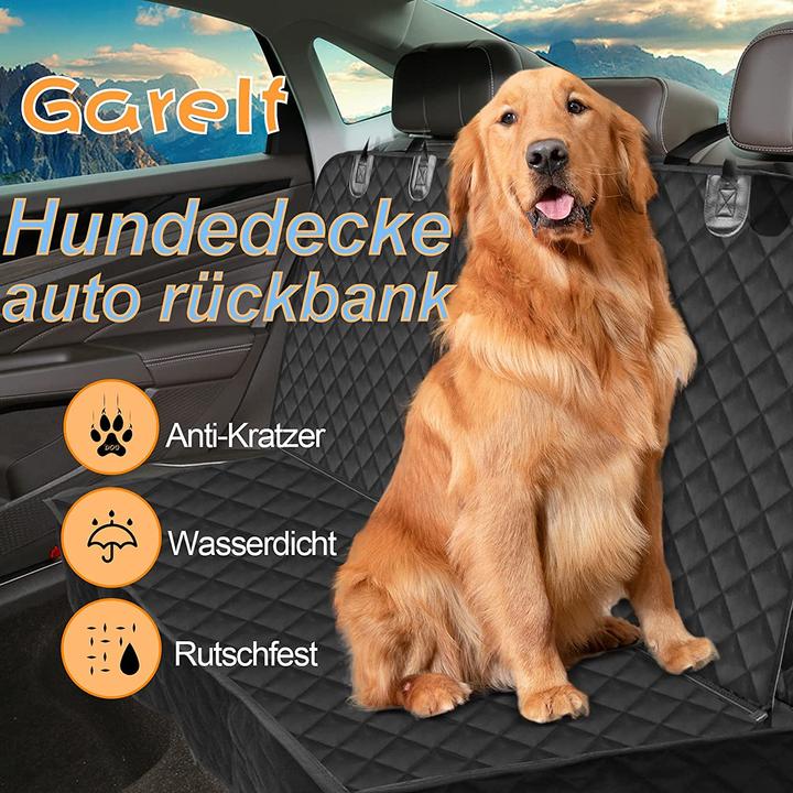 Image du produit Garelf Couverture de chien pour banquette arrière (style 1) (Chien, Fermeture de sécurité, Lavable en machine)