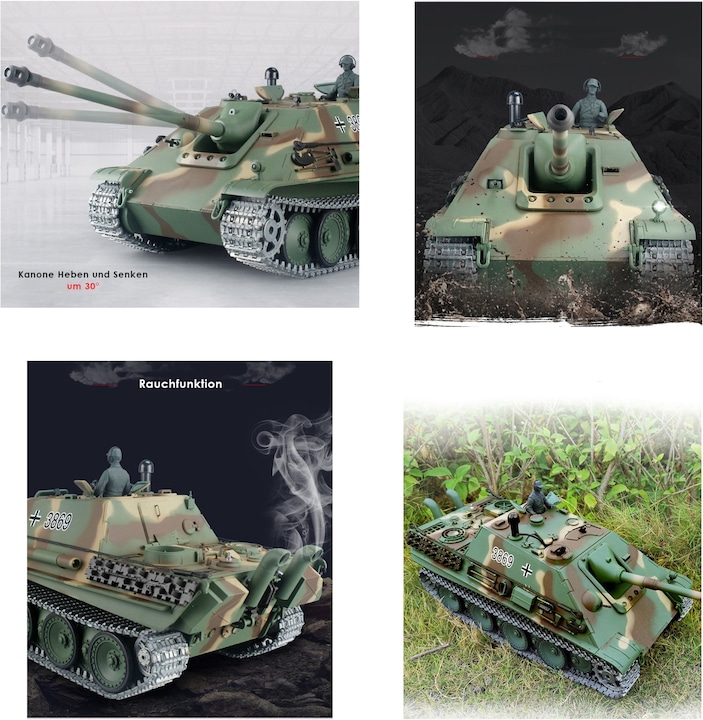 Productafbeelding Es-toys Heng Long RC Tank Jagdpanther Pro (RTR Gereed voor gebruik)