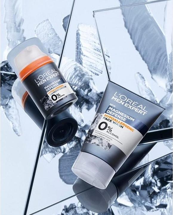 Immagine prodotto L'Oréal Paris L'Oral Paris - Men Expert Magnesium Defense (Face Wash) 100 ml Gel detergente per pelli sensibili (Gel detergente, 100 ml)