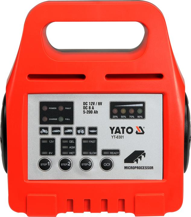 Actual product image Yato Electronic Iron 6v (12V, 6V, 8 A)
