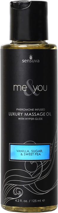 Produktbild Sensuva Me & You Vanilla, Sugar & Sweet Pea Massage Oil 125 ml (125 ml)