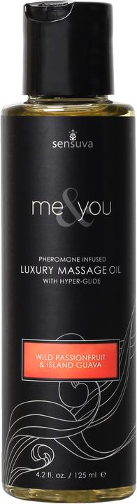 Sensuva Me & You Wild Passion Fruit & Island Guava Massage Oil 125 ml
