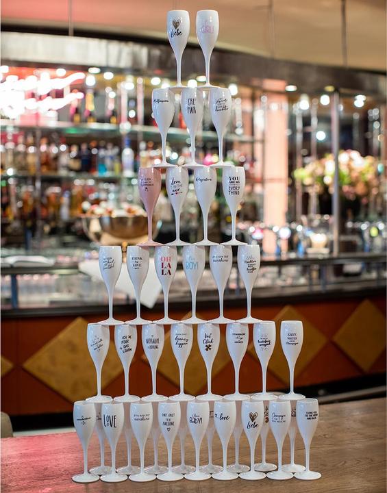 Immagine prodotto Koziol Bicchiere da champagne Superglass Champagne è 100 ml, 1 pezzo, bianco (10 cl, 1 Occhiali, Bicchieri da champagne)