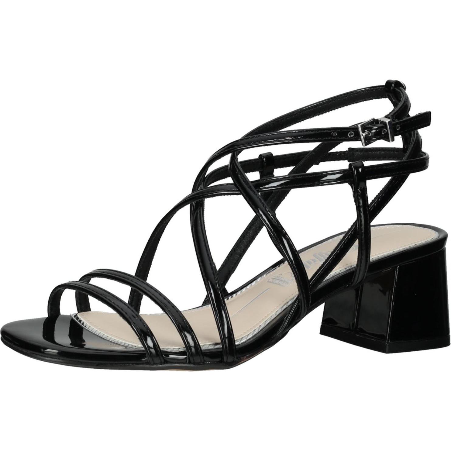 Buffalo, Damen, Sandalen, Lilly Cage Sandal Heel - 109703, Schwarz, (38)