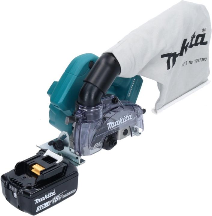 Immagine prodotto Makita DCC 500 F1 Batteria fresa diamantata 18 V 125 mm Brushless + 1x batteria 3.0 Ah - senza (Troncatrice)