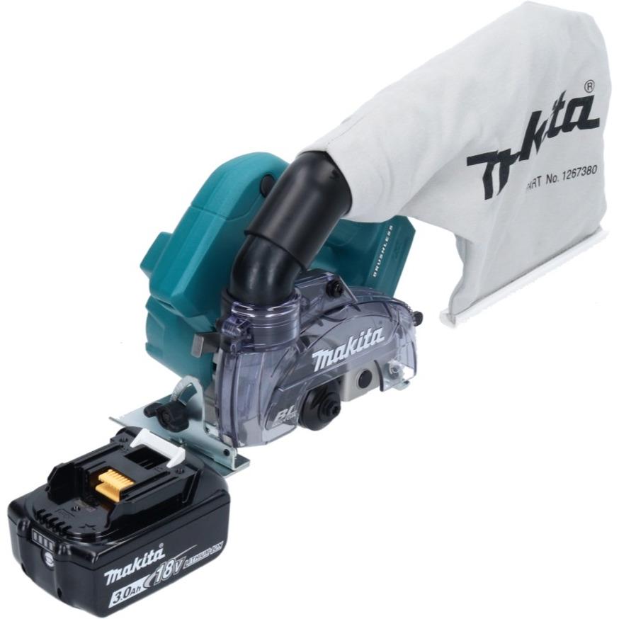 Thumbnail - Makita, Schleifmaschine + Poliermaschine, DCC 500 F1 Akku Diamantschneider 18 V 125 mm Brushless + 1x Akku 3,0 Ah - ohne...