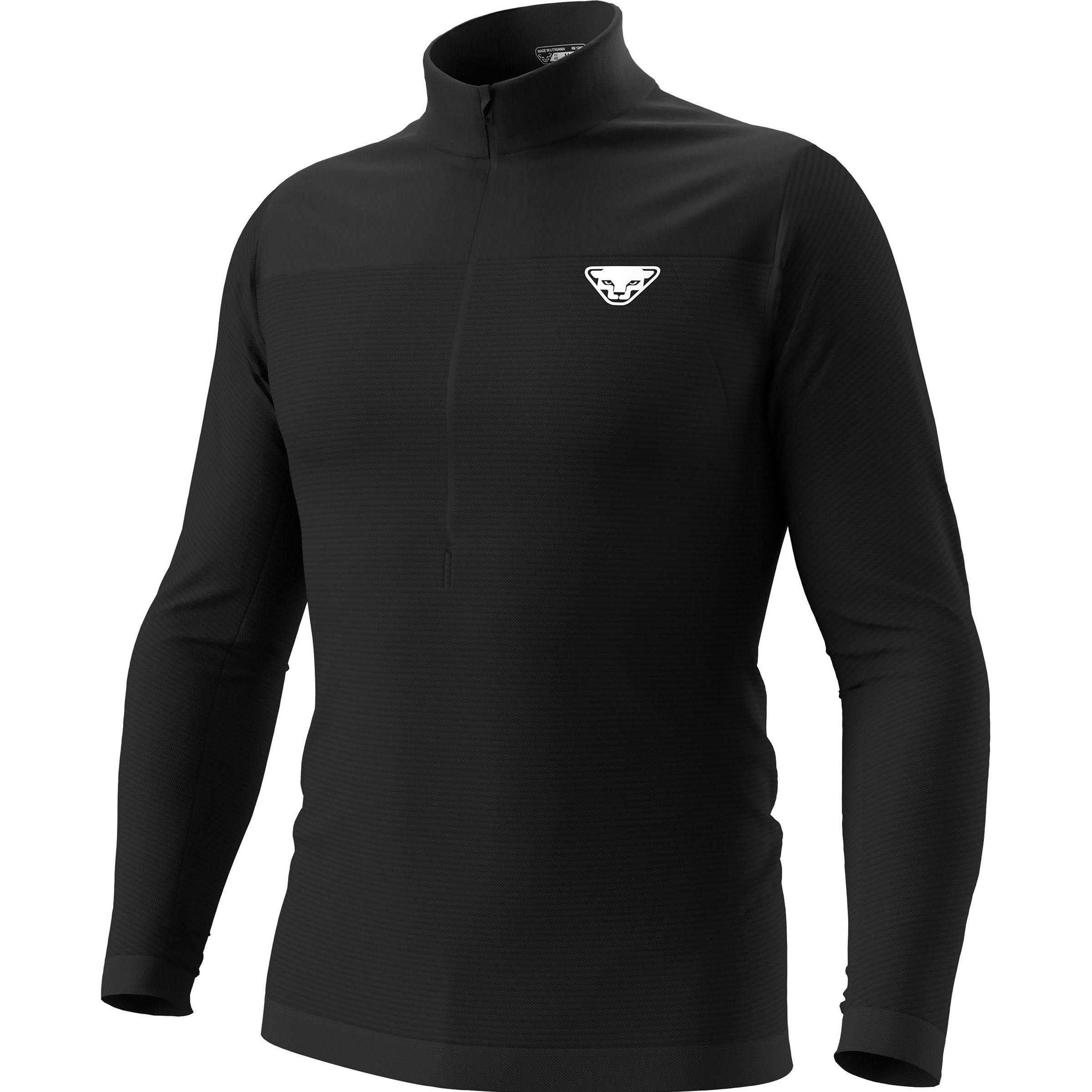 Dynafit, Herren, Funktionsshirt, Elevation Merino Langarmshirt (L, XL), Schwarz, L, XL