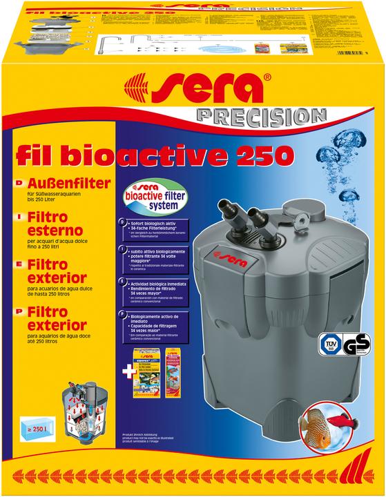 Image du produit Sera Filtre extérieur d'aquarium fil bioactive 250 (250 l, Filtres externes, Eau douce)